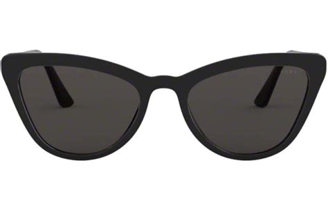 prada pr 01vs 1ab5s0 black cat eye sunglasses